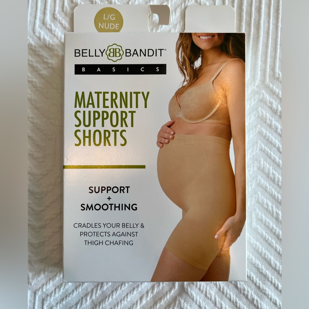 Belly bandit nude maternity support shorts for layering